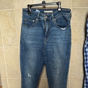 Levi's Women's Blue High Rise Skinny Jeans 721 size 29